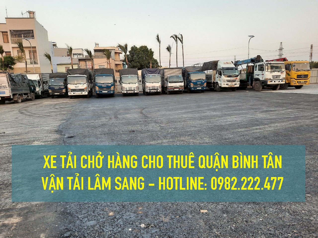 Dịch vụ cho thuê xe tải chở hàng giá rẻ tại Quận Bình Tân