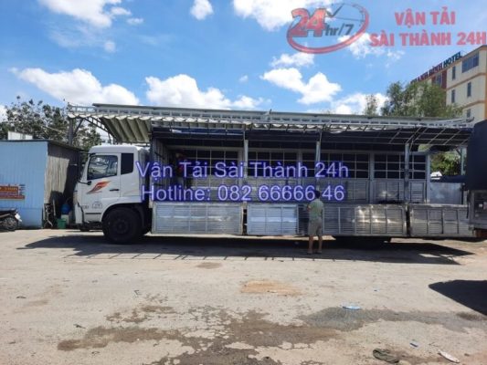 Cho thuê xe tải chở hàng tại Khu công nghiệp Tân Đô