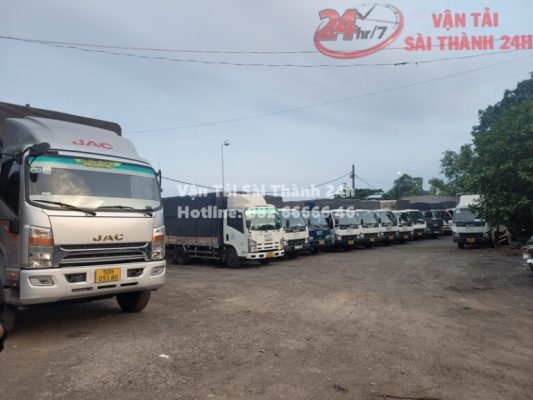 Cho thuê xe tải chở hàng tại Khu công nghiệp Tân Thành