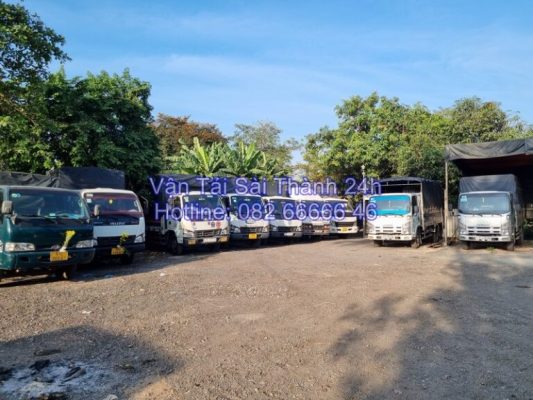 Cho thuê xe tải chở hàng tại Khu công nghiệp Vĩnh Lộc 2 - Long An
