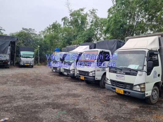 Cho thuê xe tải chở hàng tại KCN Hố Nai
