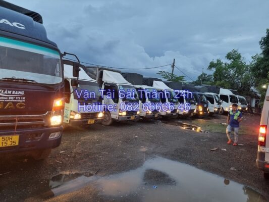 Cho thuê xe tải chở hàng tại KCN Long Thành