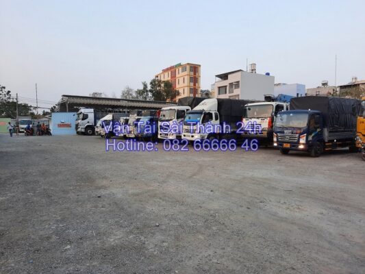 Cho thuê xe tải chở hàng tại KCN Tam Phước