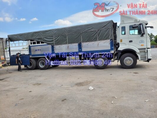 Cho thuê xe tải chở hàng tại Khu công nghiệp Cái Mép