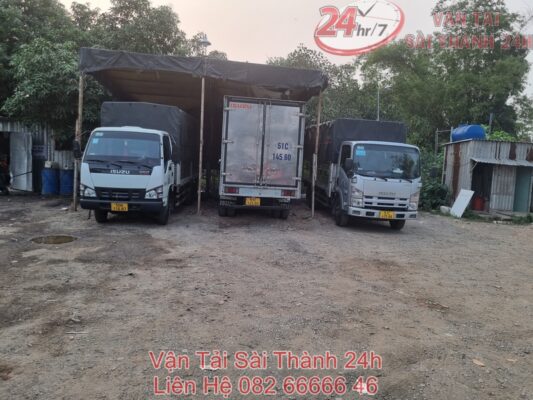 Cho thuê xe tải chở hàng tại Thuận An