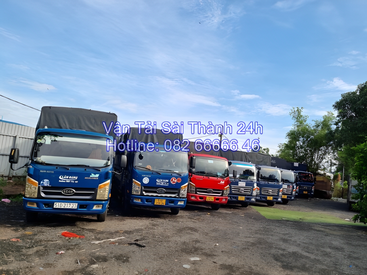 Cần thuê xe tải chở hàng tại Long An