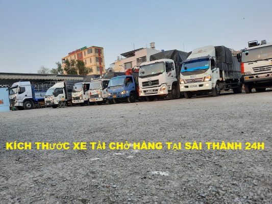KÍCH THƯỚC LỌT LÒNG XE TẠI VẬN TẢI SÀI THÀNH