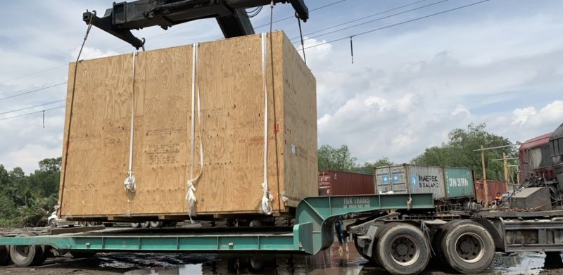 Vận chuyển hàng quá khổ tại công trình Sài Thành 24h